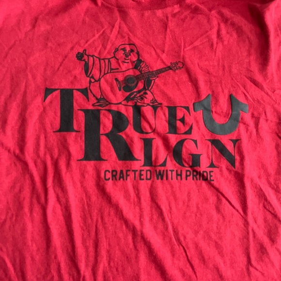 NWT - True Religion Men’s Buddha Logo Print Short Sleeve Tee - Size L - Picture 4 of 8